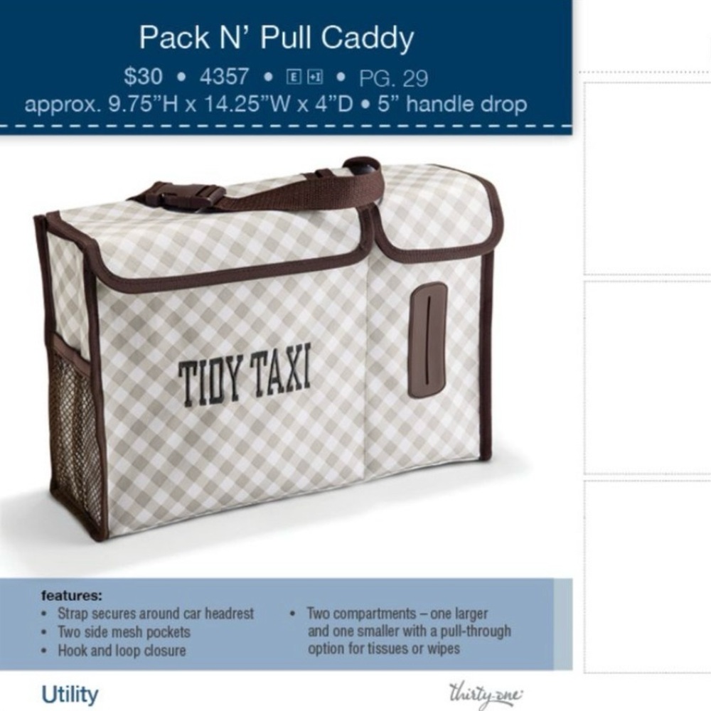 31 Pack N Pull Caddy BNWT